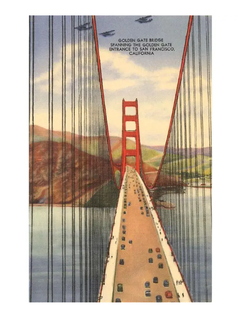 Francisco San SF-16 Golden Found Gate - Bridge,